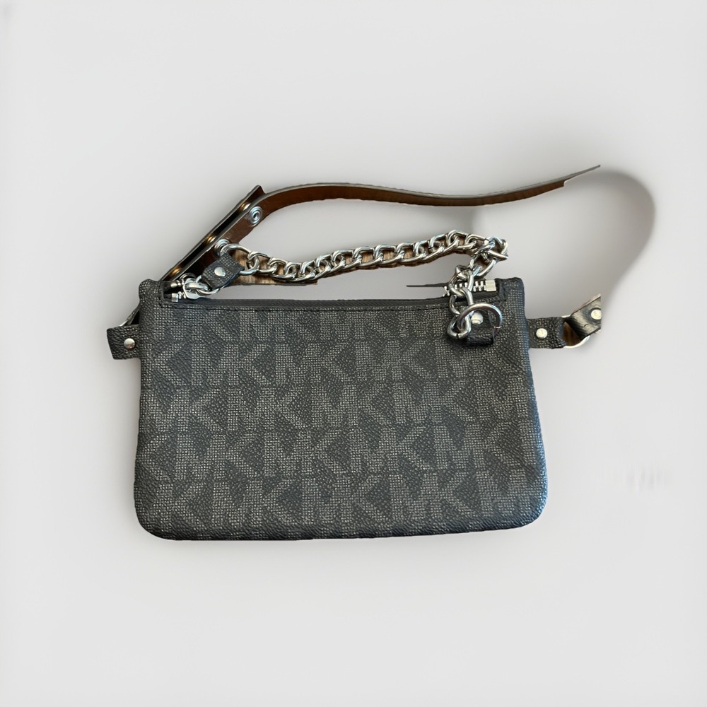 Michael Kors Crossbody Clutch Handbag Leather MK